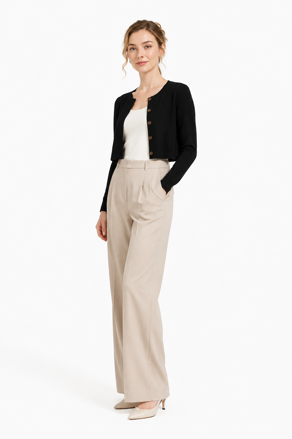 Amelie Ribbed Knit Cardigan