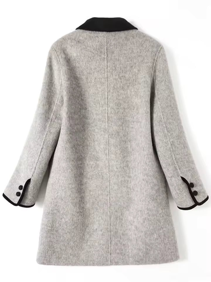 Colette Contrast Lapel Coat