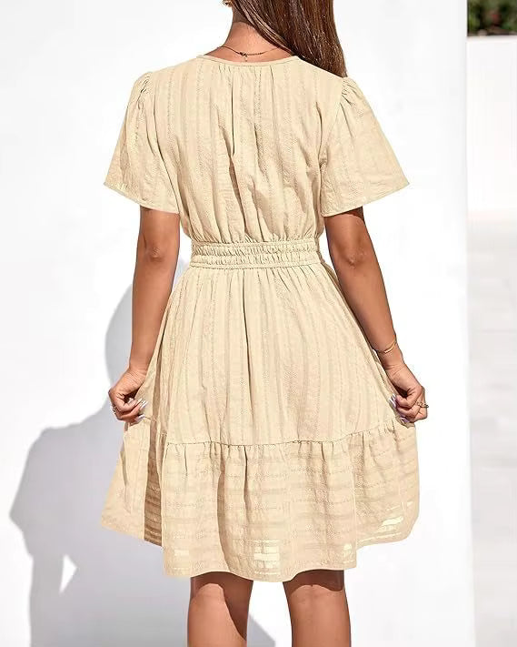 Sienna Cream Mini Dress