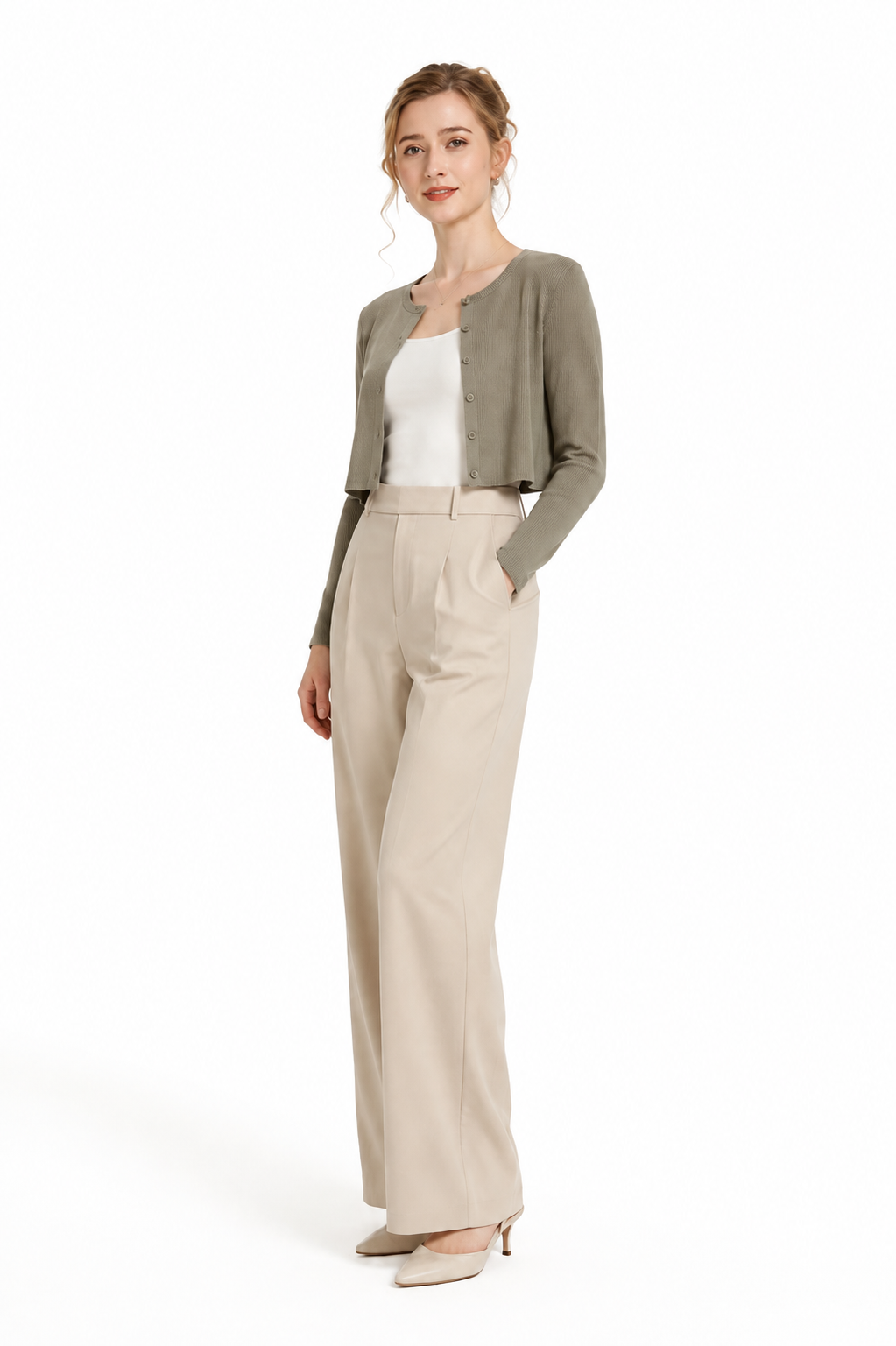 Amelie Ribbed Knit Cardigan