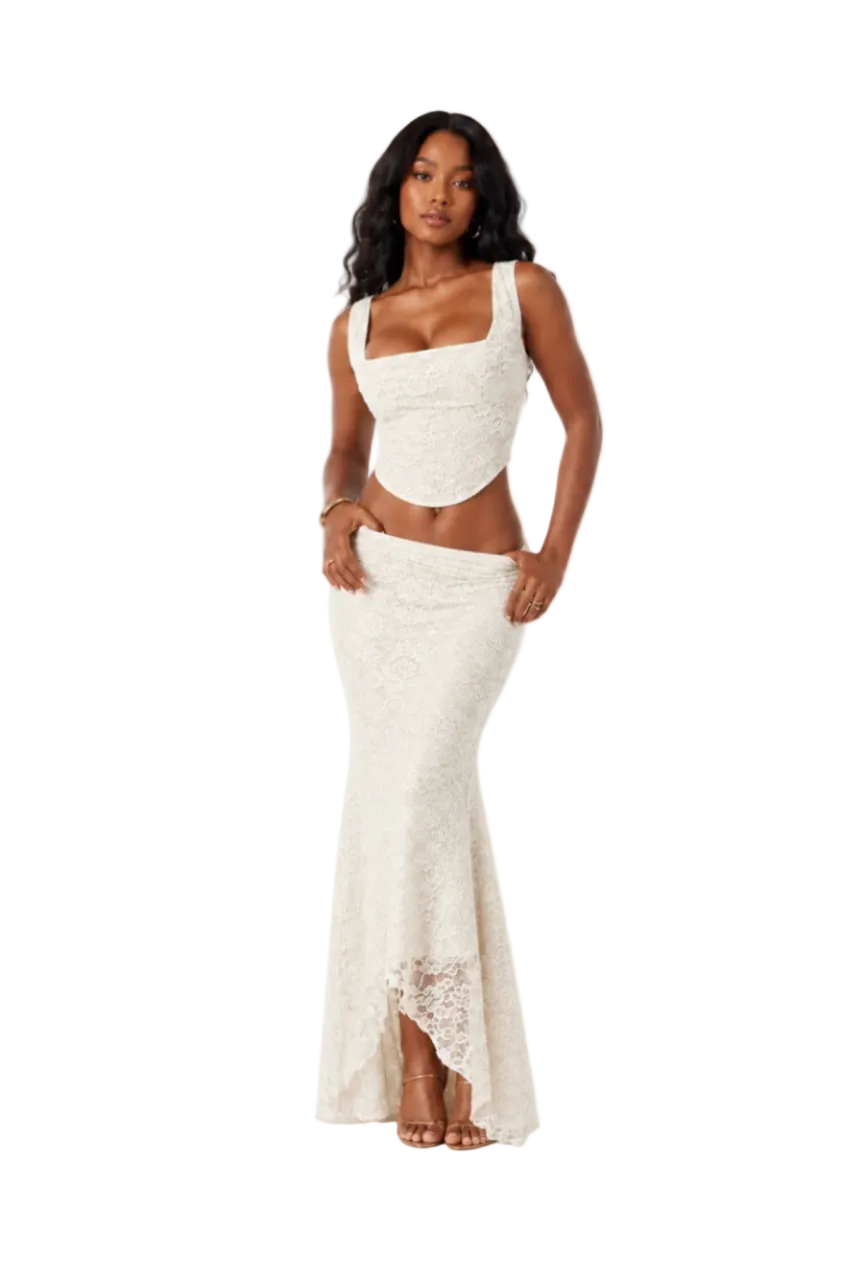 Nora Ivory Lace Set