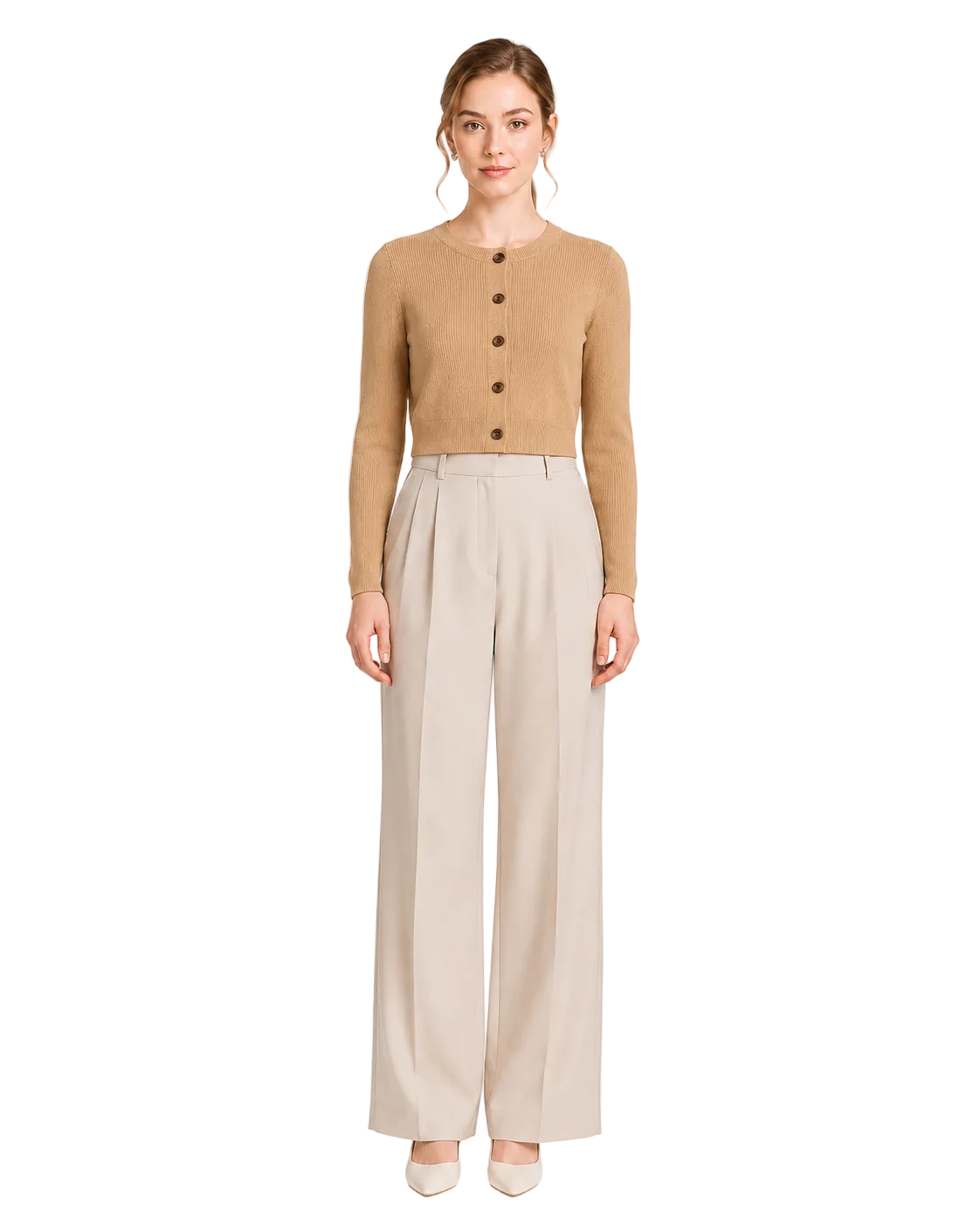 Amelie Ribbed Knit Cardigan