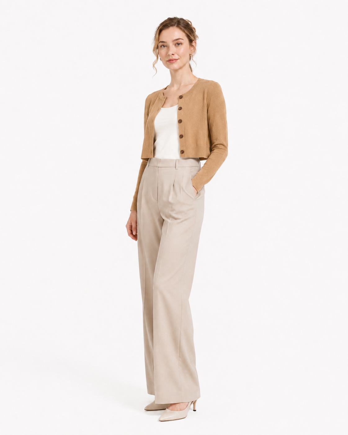 Amelie Ribbed Knit Cardigan
