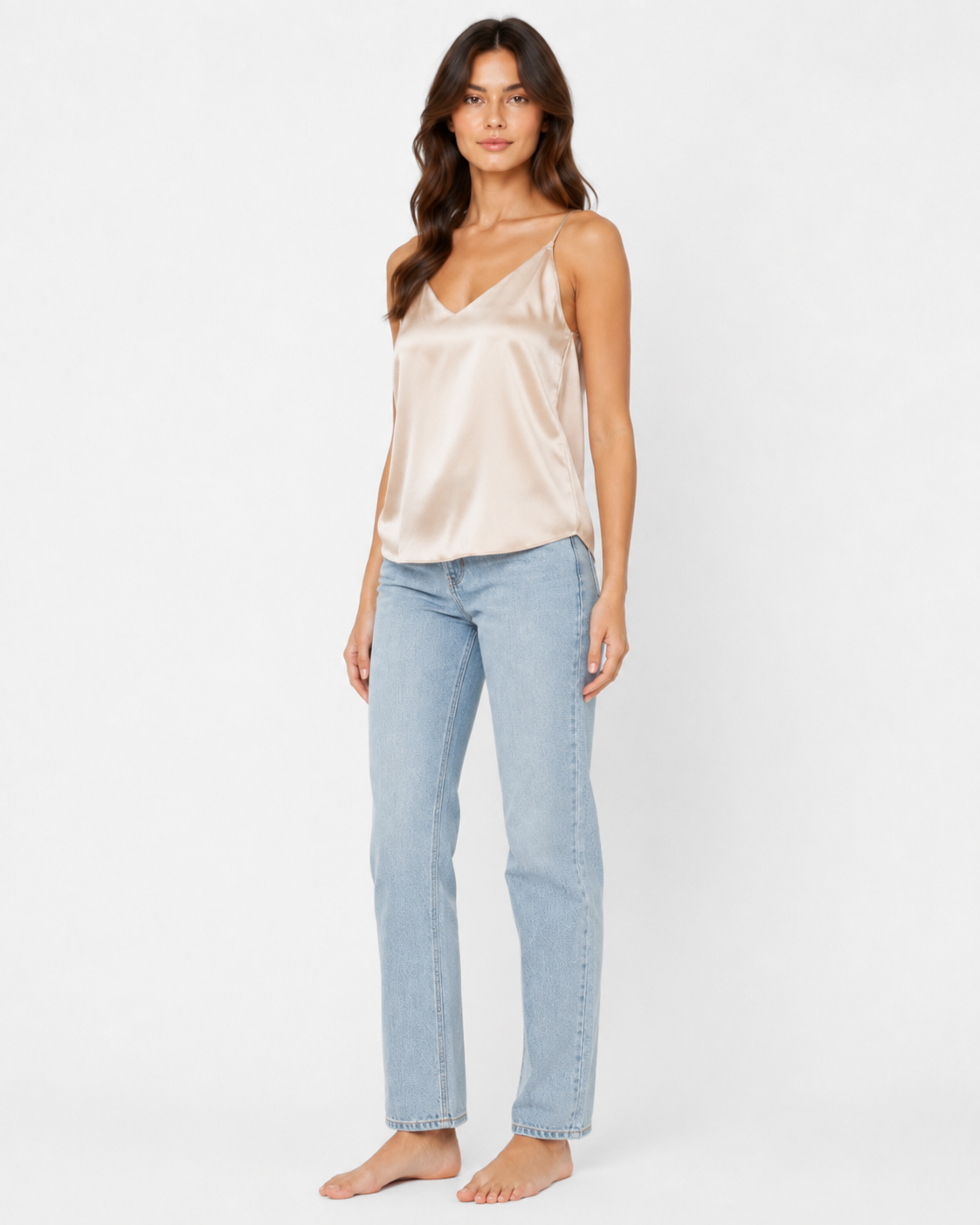 Celine Satin Cami Top