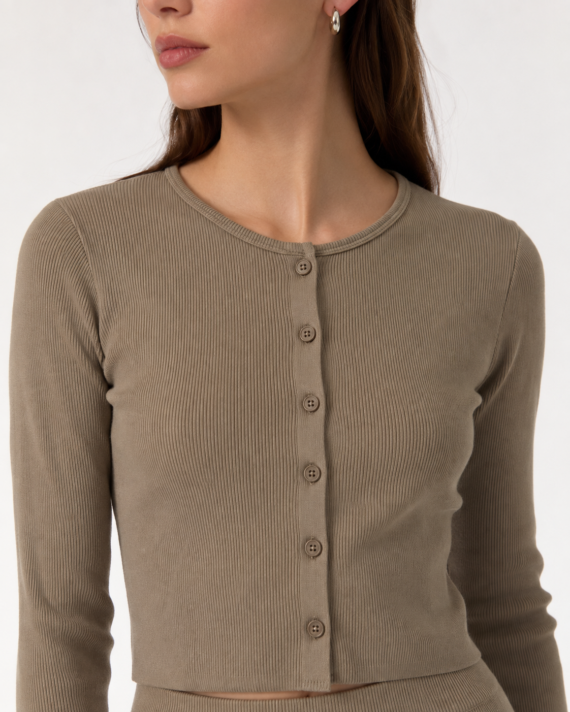 Amelie Ribbed Knit Cardigan