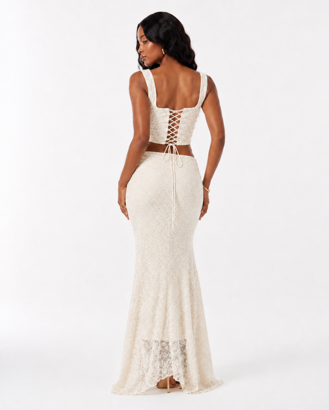 Nora Ivory Lace Set