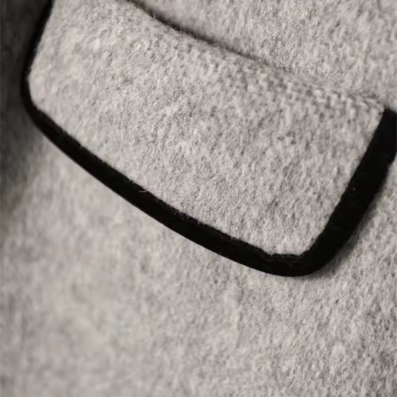 Colette Contrast Lapel Coat