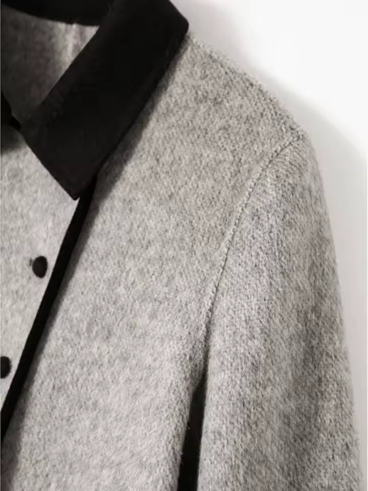 Colette Contrast Lapel Coat