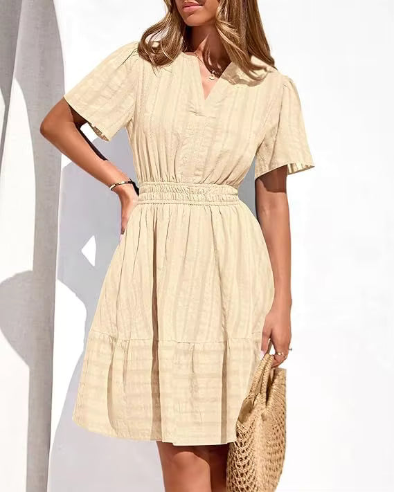 Sienna Cream Mini Dress