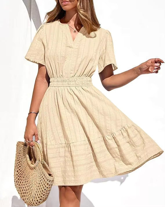 Sienna Cream Mini Dress