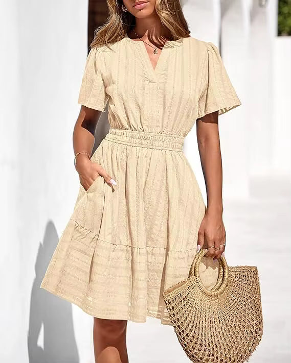 Sienna Cream Mini Dress