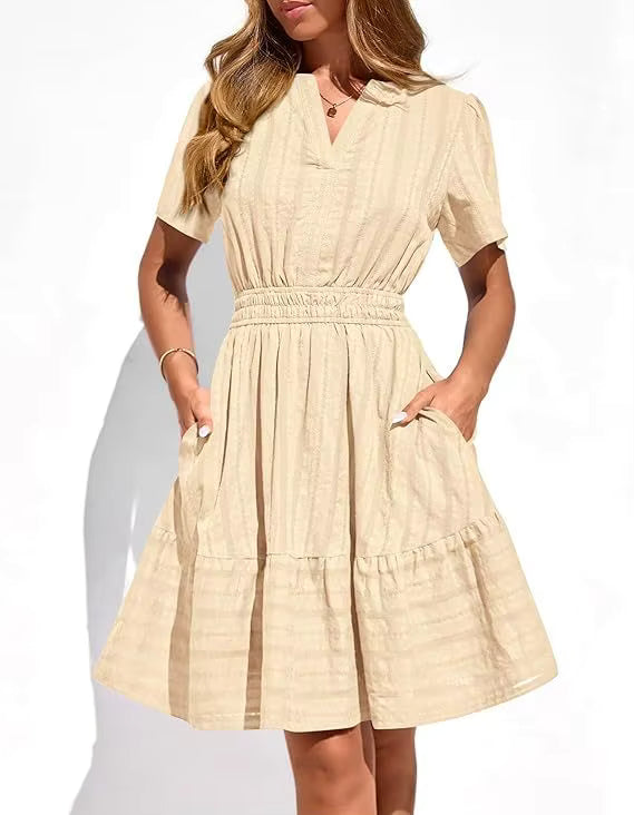 Sienna Cream Mini Dress